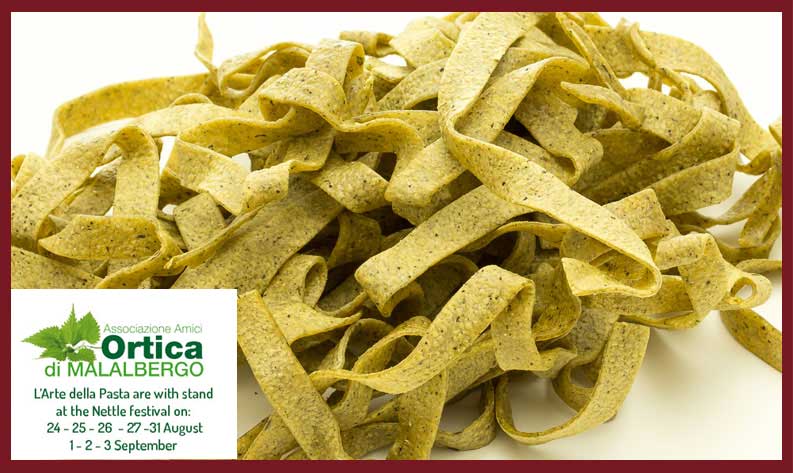 Ortichelle, tagliatelle all'ortica