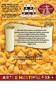 pubblicità arte della pasta newsletter arte e mestieri