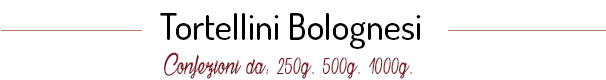 Tortellini Bolognesi
