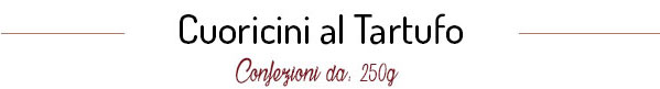 cuoricini alla crema di tartufo